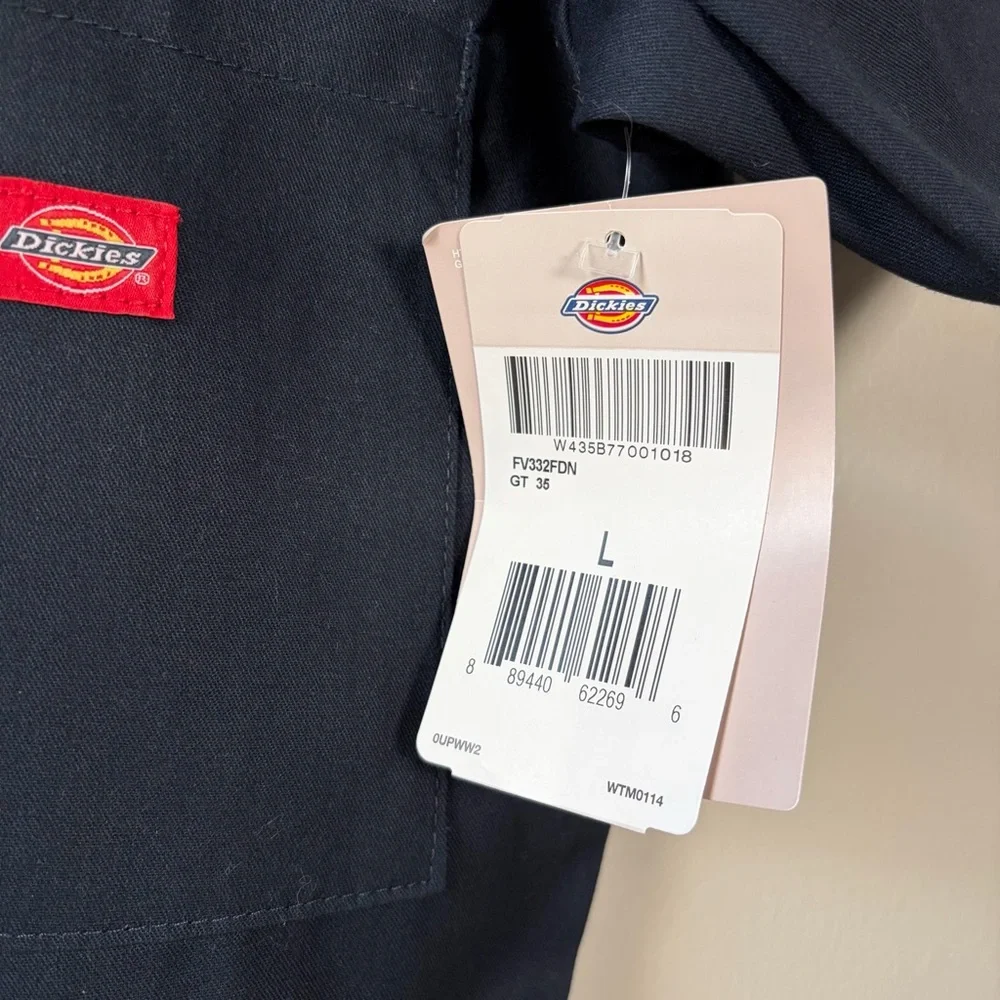 Dickies Navy Flex Short Sleeve Coveralls - Picture 12 of 12